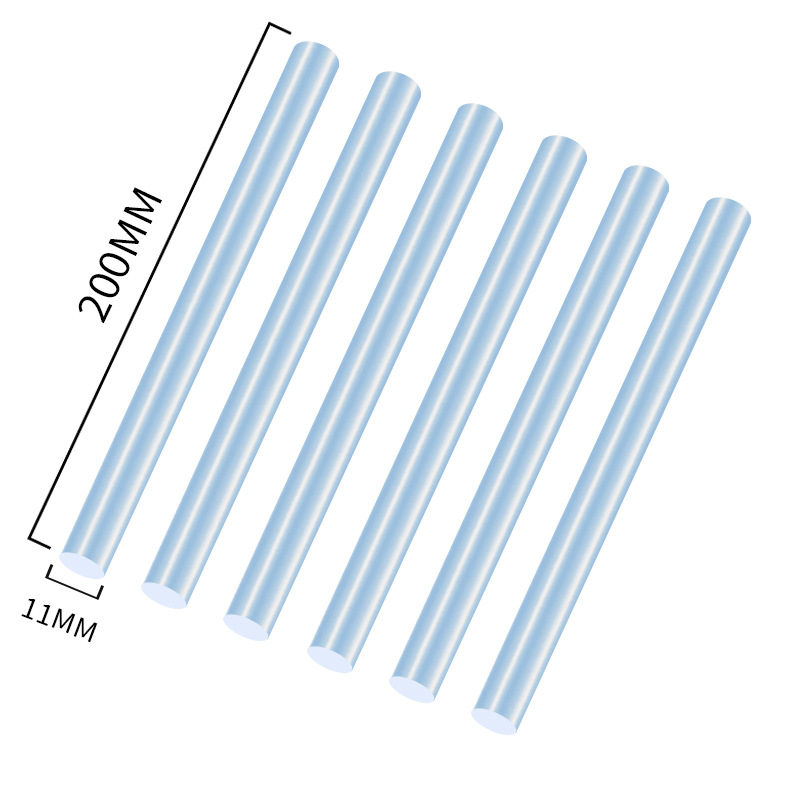 Barras de pegamento termofusible adhesión alta transparente 7 mm y 11 mm uso doméstico