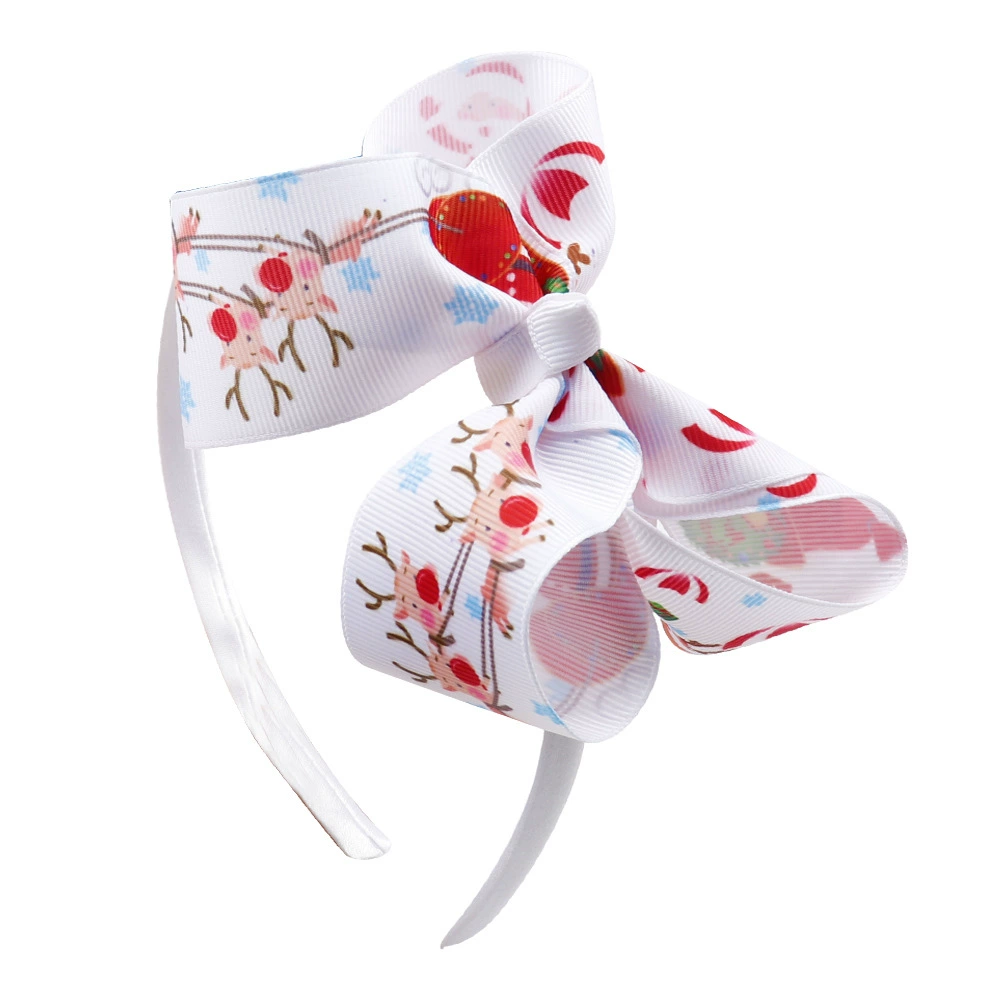 Children's hairgrip with bow, Christmas headband, cute hair accessory, European style, dress up