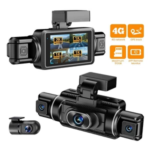 4G Wifi dördkanallı, 24 saatlıq uzaqdan izləməli, GPS, BSD videoregistrator