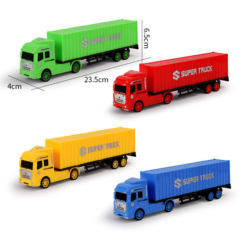 Children's Toy Car Large Tractor Container Transport Large Truck Container Boy Baby Model Toy Small Gift