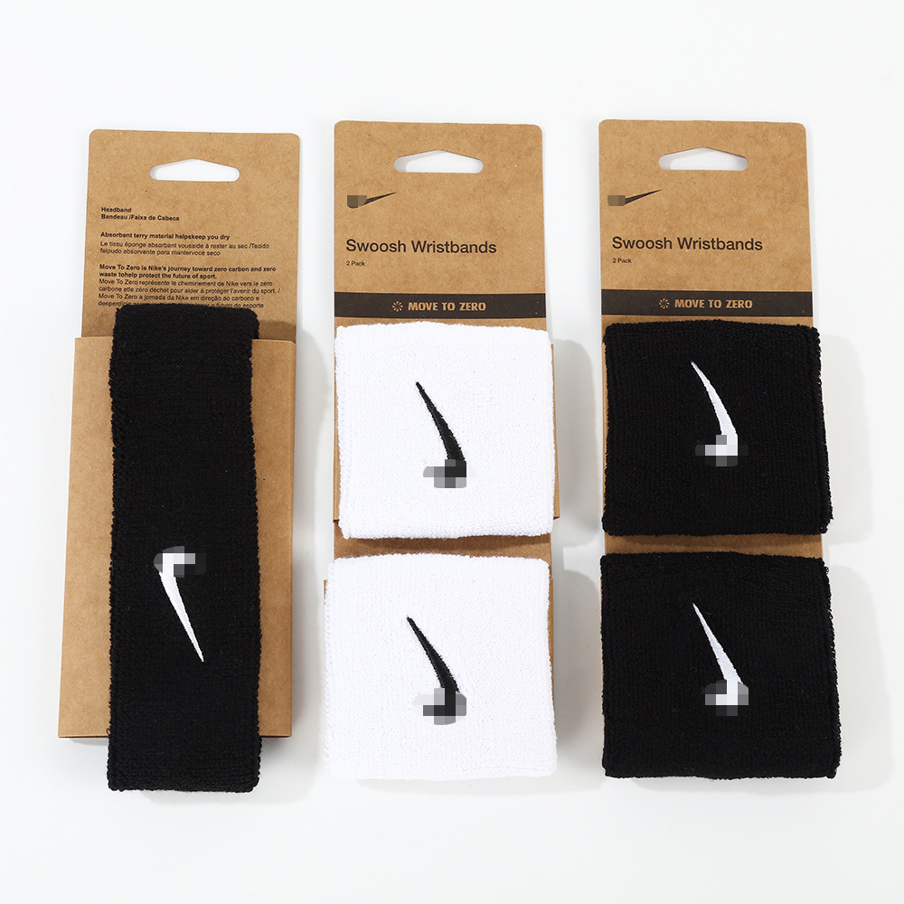 Men's and Women's Fashionable Sports Wristbands for Basketball, Fitness, Anti-Sprain Wrist Straps, Spring and Summer Running Sweat-Absorbing Headbands and Hairbands