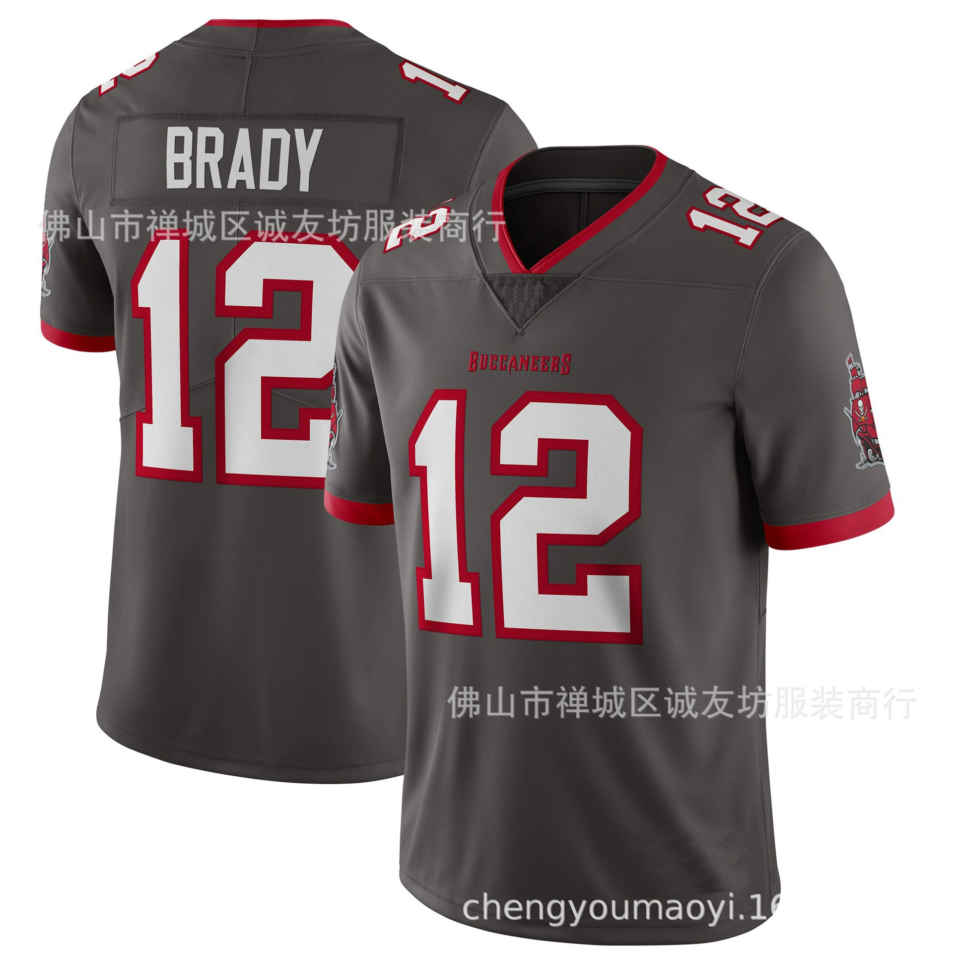 NFL регби майка пират 12 Белый Buccaneers Том Брэди майка Бреди