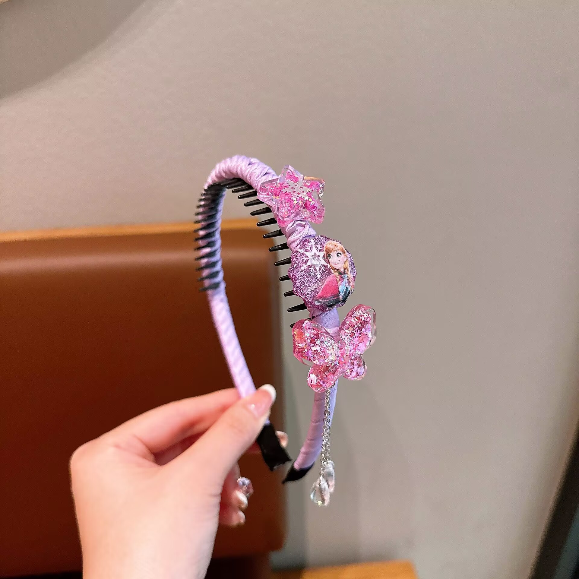 Nueva princesa Aisha clip de pelo para niños clip de pelo helado y nieve clips de pelo para niñas princesa viento lindos joyas para el pelo