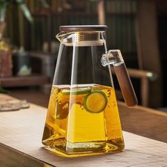 夏アイスコールドケトル 2025 新しい家庭用高ホウケイ酸ガラスコールドケトル冷蔵庫大容量冷水カップ