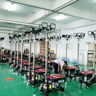Flood control mobile lifting emergency engineering lighting vehicle with generator SFW6110B lighting device pneumatic lighthouse