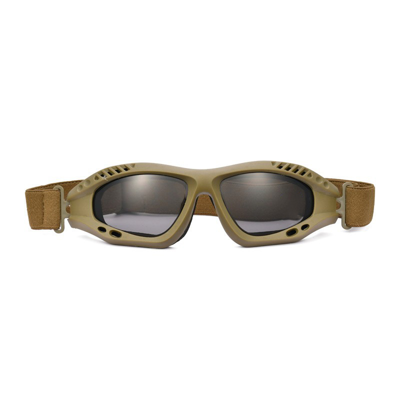 Gafas Tácticas de Protección TPU PC Antibalas Marco Completo para Tiro y CS