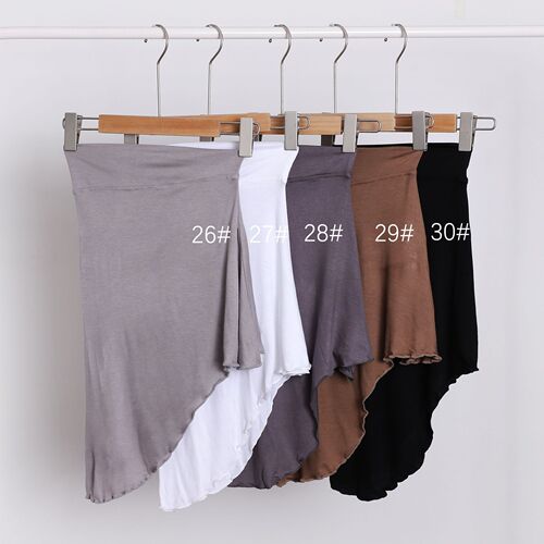 Cross-border Modal Soft Lace Trim Solid Color Mercerized Cotton Base Cap Women's Convenient Adjustable Scarf Head Cover
