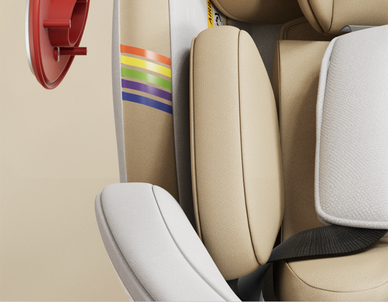 Chuyingbei Kidsren's Seat Car Baby Car 360 Rotating Seat 0-4 Years Old 12 Can Sit and Lie down