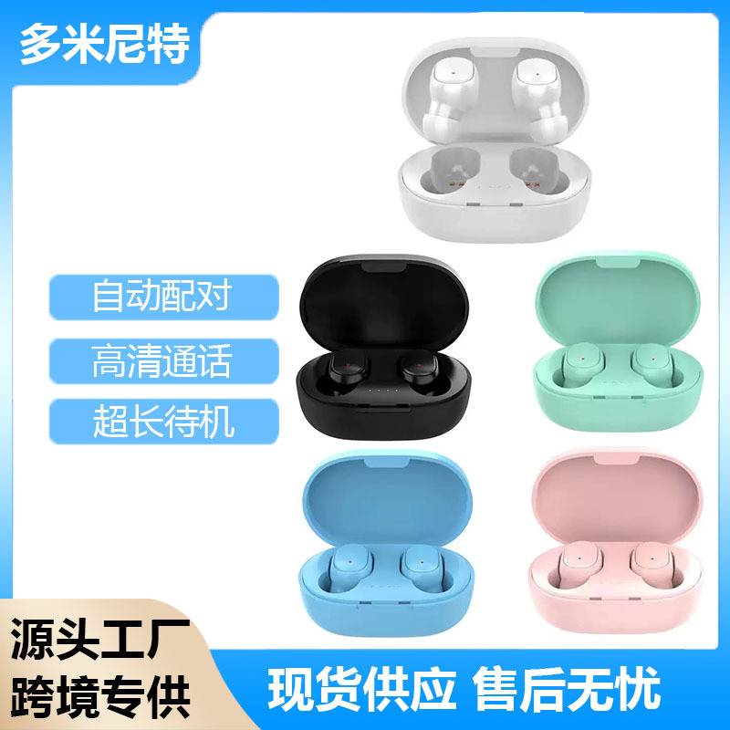 Transfronterizo A6S auriculares Bluetooth E6s auriculares deportes corriendo auriculares E7s inalámbrico estéreo macaron color a juego