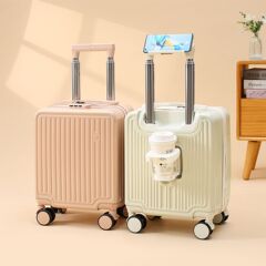 14寸拉杆行李箱20×30×40春秋航空旅行箱免托运登机密码耐用结实