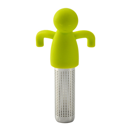 Creative humanoid tea leak tea infuser tea bag 304 stainless steel silicone tea leak tea filter tea filter