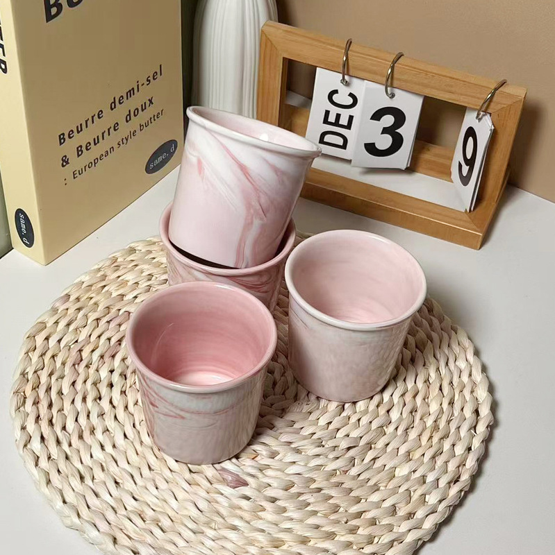 大理石模様陶磁器カップクリエイティブ陶磁器カップ家庭用カップマグカップコーヒーカップ尾品特売|undefined