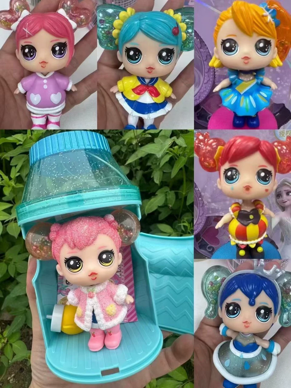 Кристальная цветная бусиновая серия Яци Surprise Guessing Girl Dress Up Doll String Bracelet Play House Toy N-CZW