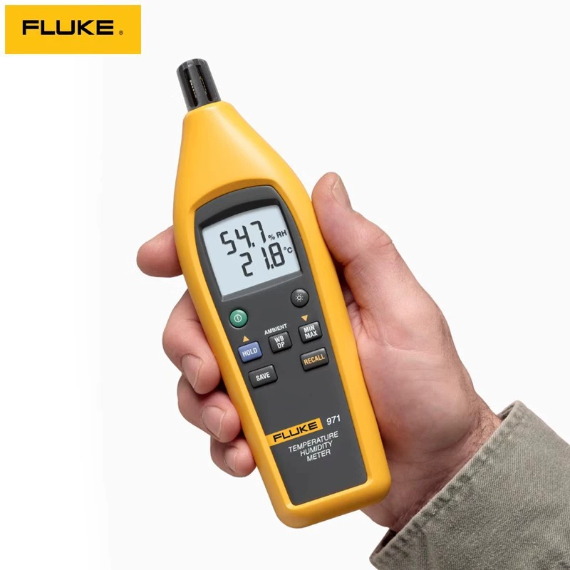 Fluke Fluke Fluke 971 термогигрометр ручной высокоточный цифровой промышленный датчик температуры и влажности