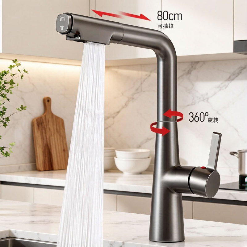 Cross-Border Vegetable Washing Basin with Hot and Cold Water Faucet, Sink, Balcony Two-In-One Multifunctional Kitchen Pull-Out Faucet Dual-Use Cross-Border Vegetable Washing Basin with Hot and Cold Water Faucet, Sink, Balcony Two-In-One Multifunctional Kitchen Pull-Out Faucet Dual-Use