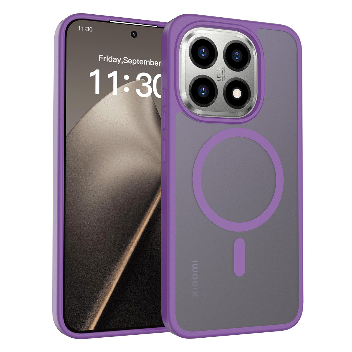 Aplicable en el extranjero Xiaomi 15T succión magnética caso de teléfono celular sensación de piel semipermeable anti-caída 17Pro caso de protección al por mayor