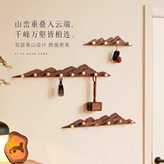 全無垢材壁掛け玄関ドア玄関洋服フックコートフック千叠山玄関ラック玄関フック