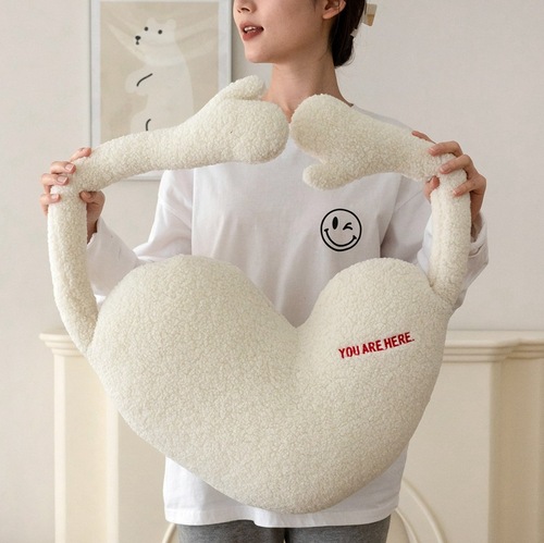 ins special-shaped pillow sofa back pillow plush cute red love back pillow sofa cushion bedside pillow