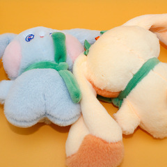 Hobbyist Cute Fruit Rabbit Plush Doll Big Ear Rabbit Back Packaging Decor Pinball Machine Gift Keychain Figure