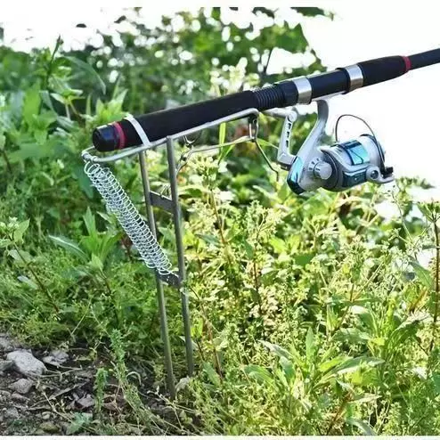 批发自动起竿支架高灵敏架杆手海竿通用钓鱼支架双弹簧地插支架