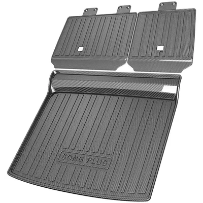 Trunk Mat, Suitable for Song PLUS - 2021-2026-song-plus-dmi-carbon-fiber-patternsetlower-pad-thickened-version