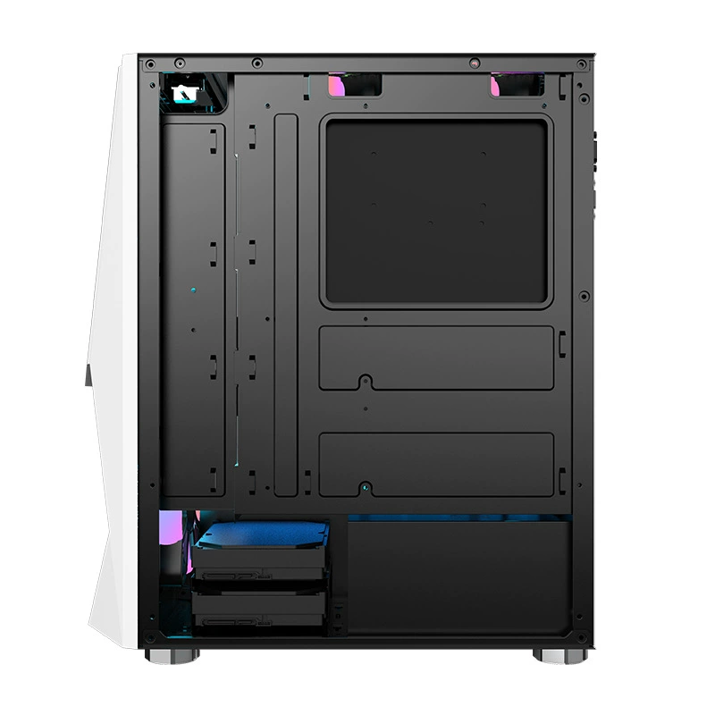 Игровой корпус Zhuifeng ATX с полностью прозрачной панели и отсеком для блока питания, настольная компьютерная система Интернет-кафе, основной корпус в наличии