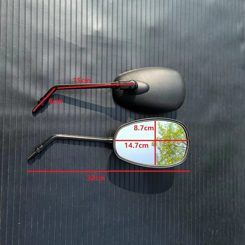 Suitable for Suzuki Bandit 1200 1250S Kawasaki Vulcan 1500 10mm Motorcycle Rearview Mirror