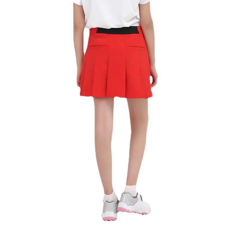 PGM golf clothing girls sports skirt spring and summer golf skirt breathable A- line skirt factory direct supply