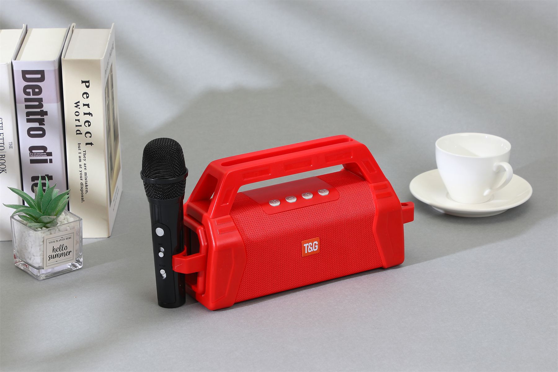 TG538 entretenimiento familiar K canción altavoz Bluetooth portátil de alta calidad radio inalámbrica USB conexión de tarjeta T