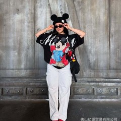 civilregime健身运动训练纯棉短袖卡通圆领oversizeT恤潮流健身