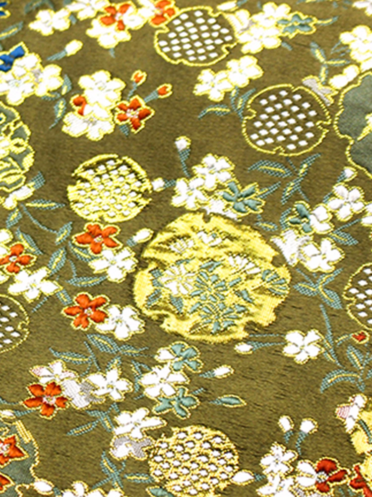 Japanese import cloth flower-shaped, brocade