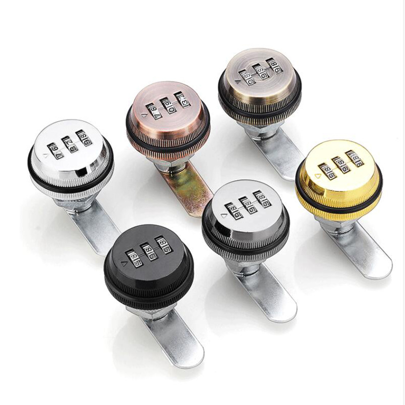 Cajón de bloqueo de la contraseña armario archivador buzón mecánico contraseña de bloqueo dial cajón giratorio pequeña contraseña de bloqueo