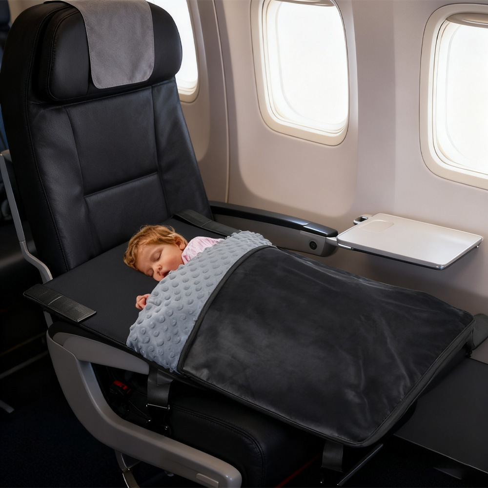 Portable Children's Airplane Travel Bed Toddler Airplane Travel Bed Cross-Border Children's Airplane Seat Extension Pad in Stock