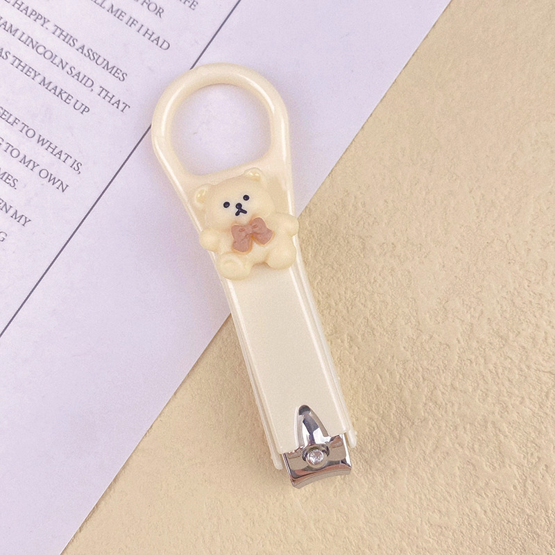 可爱指甲刀防飞溅卡通指甲钳女生美甲修甲工具套装学生便携指甲剪|undefined