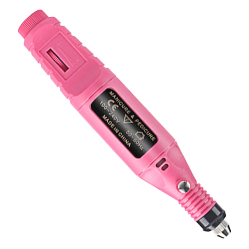 Pulidora de uñas eléctrica tipo bolígrafo, mini pulidora de uñas portátil USB, removedor de esmalte de uñas