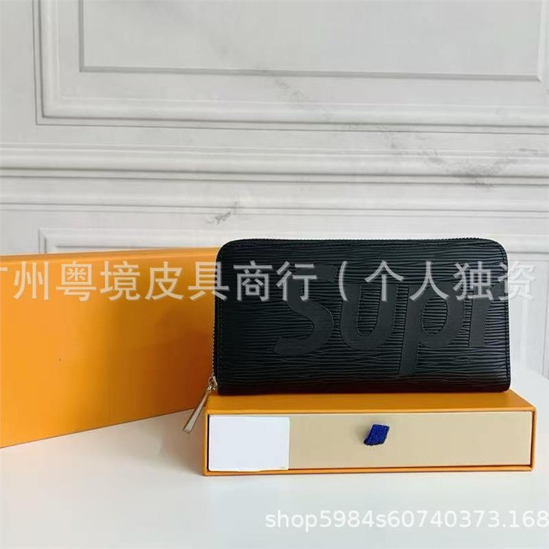 2025新款钱包男女通用两折长款真皮外贸时尚多卡位包百搭流行|undefined