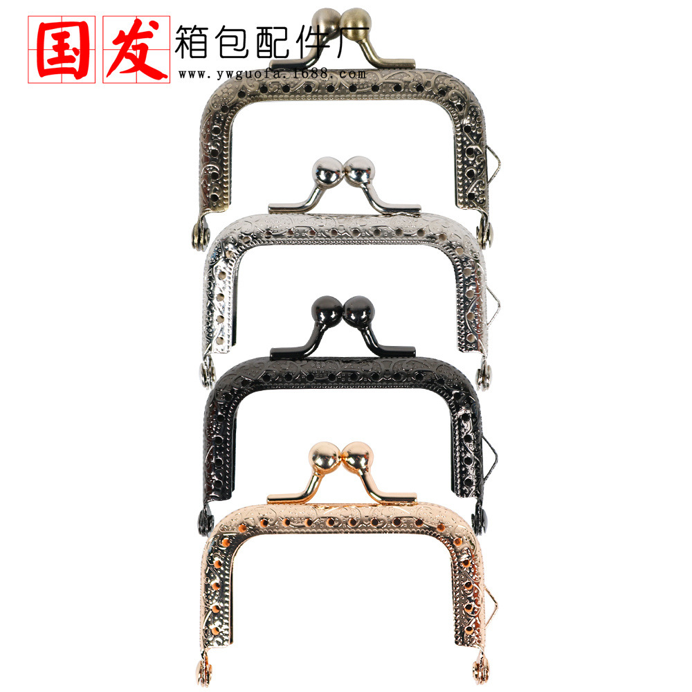 6,5 cm máquina de relieve cuadrada golpea Jinbu坑 mini oro   Fábrica directa de accesorios de maletas de China