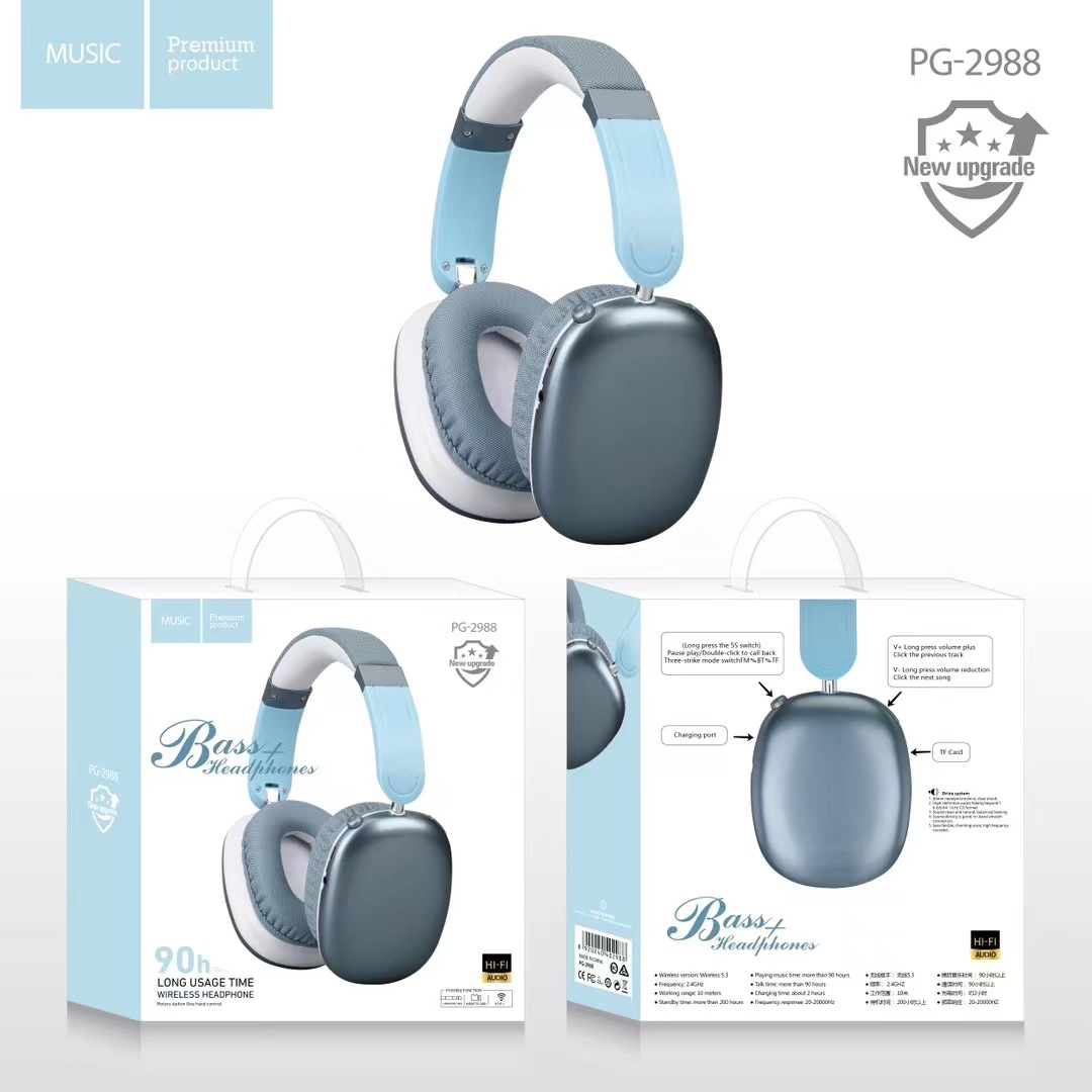 Nuevos productos de comercio exterior PG2988 auriculares Bluetooth inalámbricos verdaderos auriculares estéreo bluetooth fábrica directa