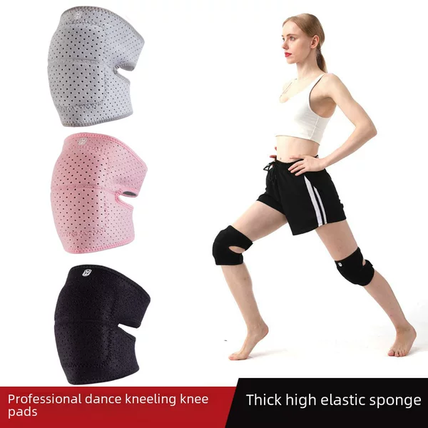 Dance Knee Protectors Kneeling Thickened Sponge Protecting Joint Anti-fall Dancing Yoga Knee Protectors for Boys and Girls