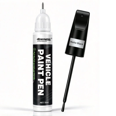 Avtomobil boya qələmləri: Scratch Repair Pen Black Scratch - 12ml-car-touch-up-pen-matte-black