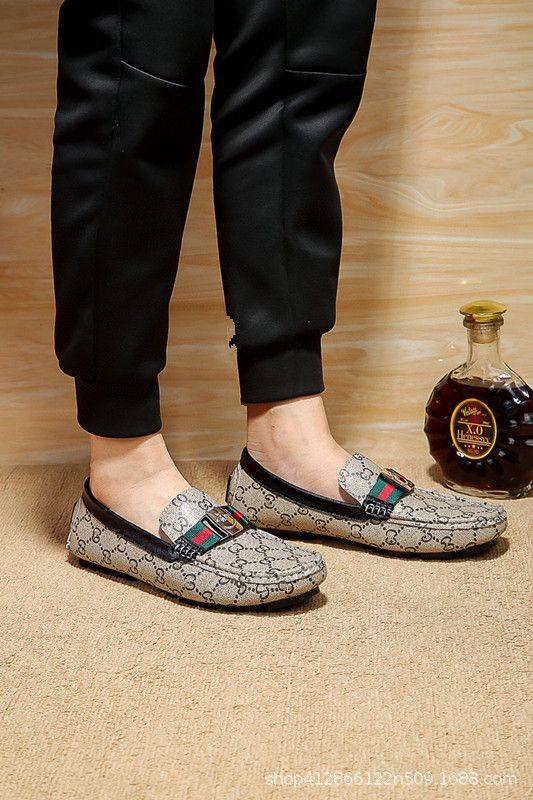 2025 estación europea nuevo Bean zapatos de hombre primavera-verano moda hombre zapatos de zapato transfronterizos zapatos casuales zapatos de conducción de un pie