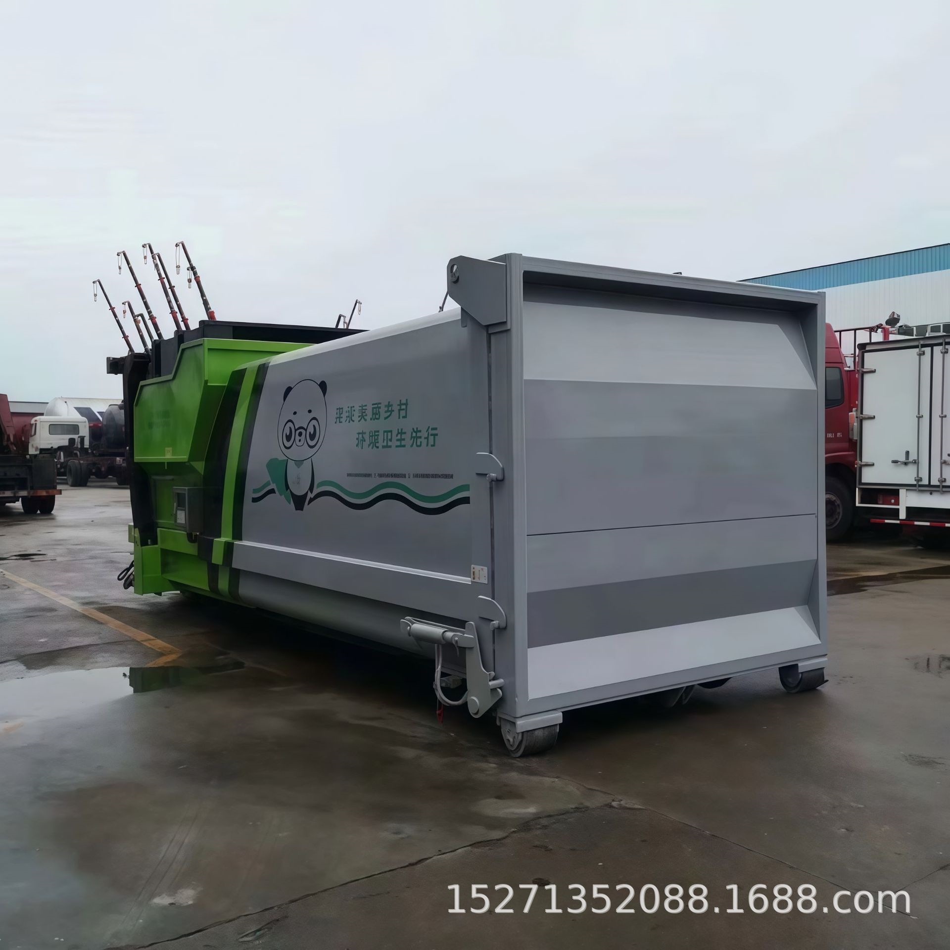 National V standard retrofit compression garbage truck, economical and practical, specialized vehicle for compression and transport of domestic waste in rural towns and villages