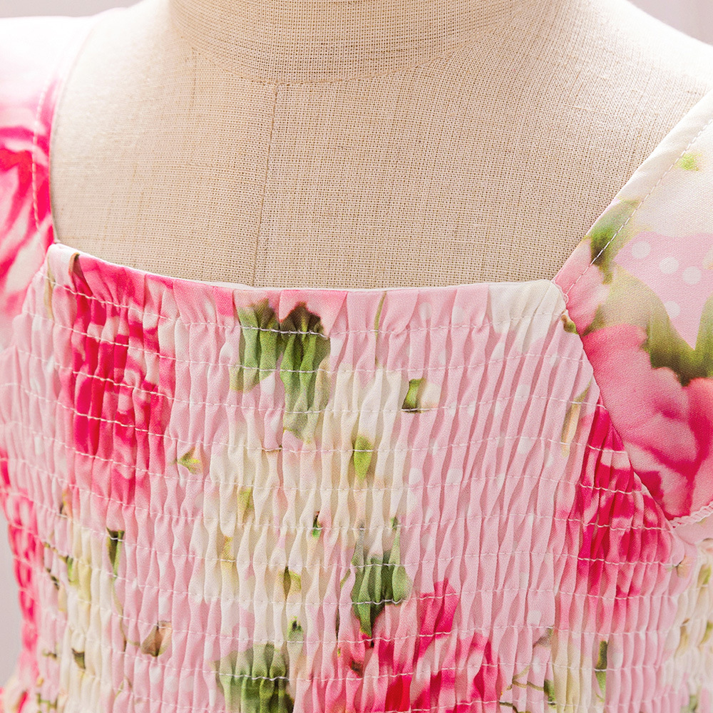 2026 Europa y los Estados Unidos nuevos vestidos de niñas vestidos de princesa impresión infantil vestidos de fotografía de aniversario de mujeres tesoros vestidos de fotografía image 4