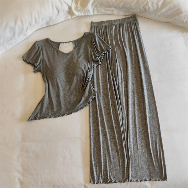 33012.3# light gray (fixed chest pad) short sleeves + long trousers