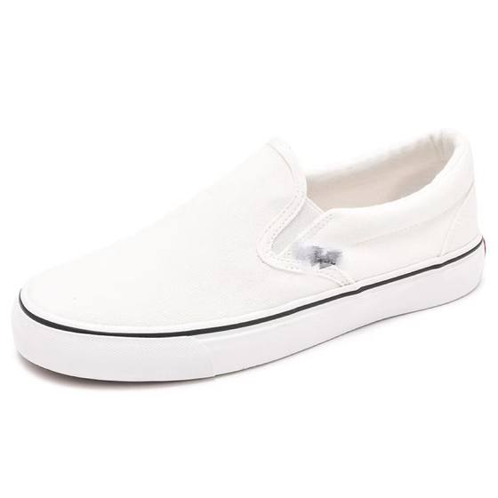 Women's canvas shoes, Korean style fashionable slip-on shoes for spring and autumn, old Beijing cloth shoes, casual flat shoes for lovers