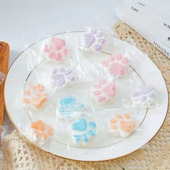 Christmas candy cartoon cotton candy kitten paw sugar coffee companion children's gift bulk candy wholesale