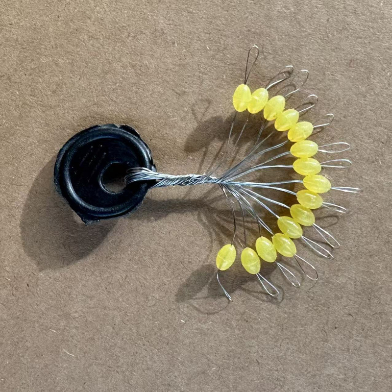 Space Beans Oxford Olive Space Beans 15 Beans Rod Tip Locking Bean Line Set Accessories Positioning Beans Sea Fishing New Model