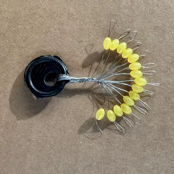 Space Beans Oxford Olive Space Beans 15 Beans Rod Tip Locking Bean Line Set Accessories Positioning Beans Sea Fishing New Model