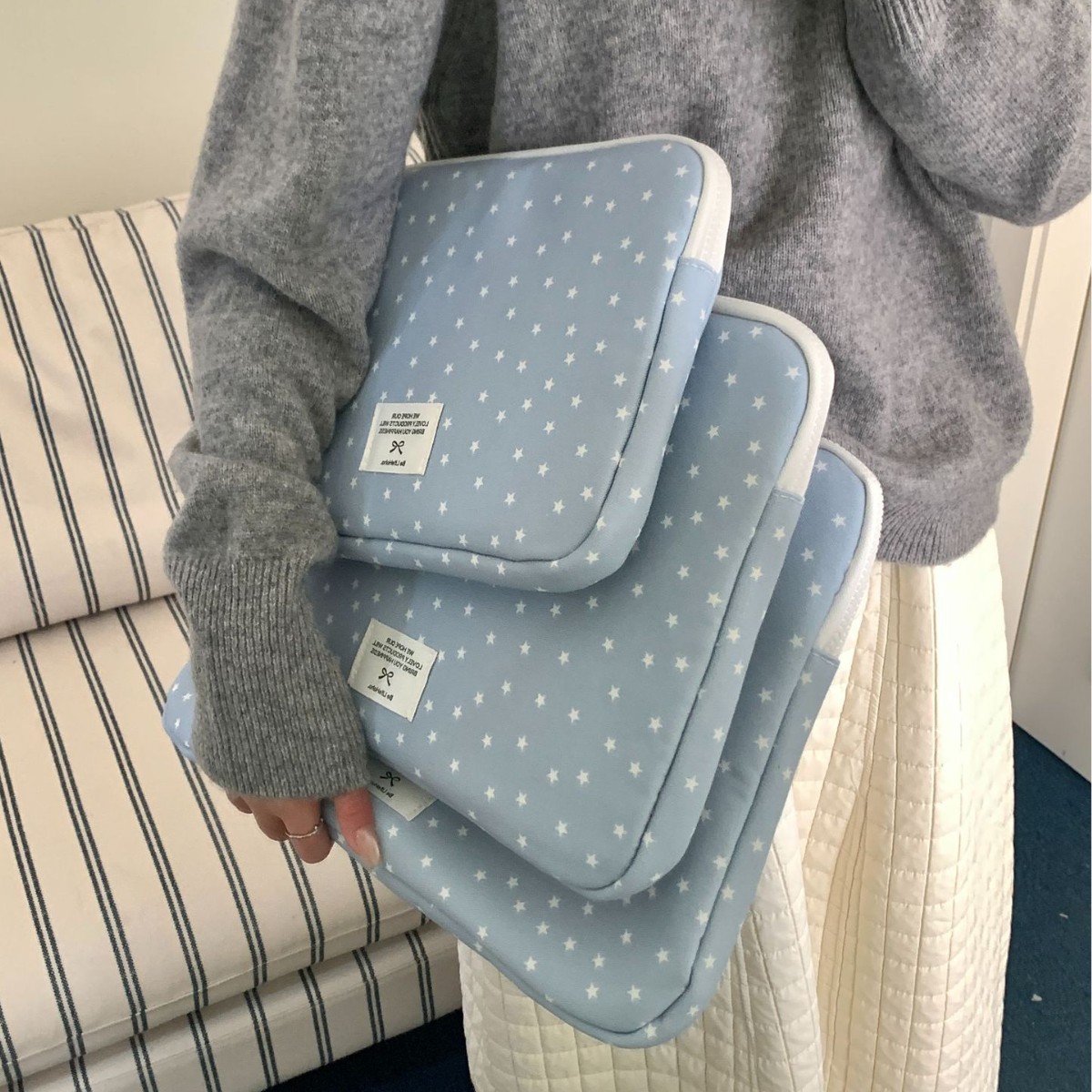 The New Korean Ins Star Laptop Bag Is Suitable for iPad and MacBook Computer Cases