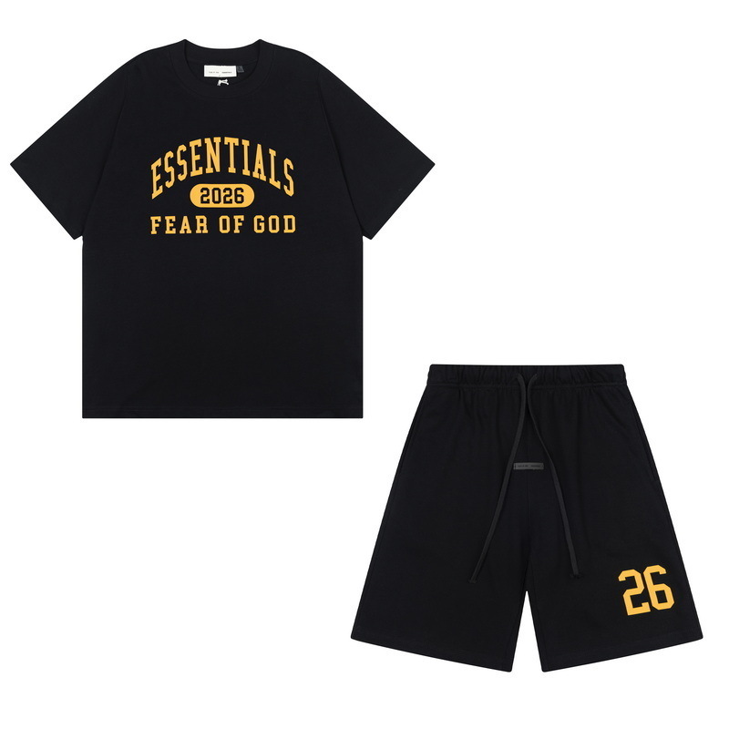 Nueva Sudadera con Capucha FEAR OF GOD ESSENTIALS con Letras Estampadas, Unisex, Casual, Holgada, con Forro Polar, Moderna